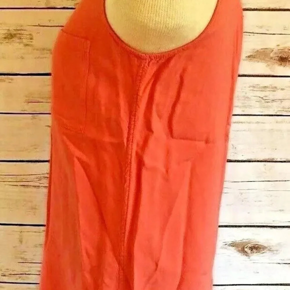 DIVIDED H&M Women Sleeveless Button Down Collar Coral Shirt Top Size 2 - Picture 8 of 12